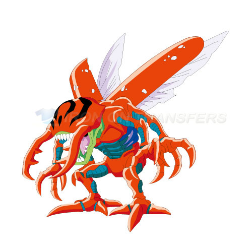 Digital Monsters Iron-on Stickers (Heat Transfers)NO.3522